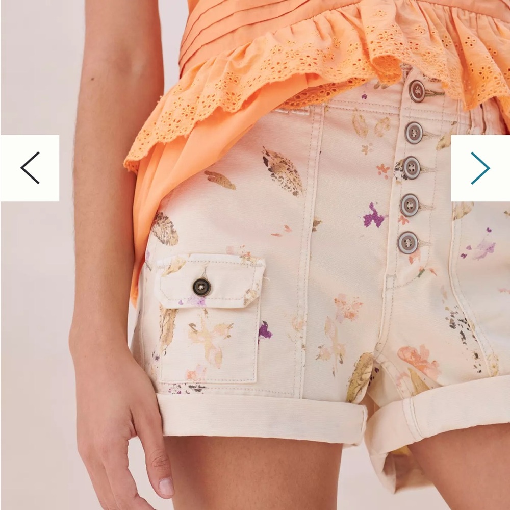 Anthropologie Pilcro The Wanderer Floral Women's Shorts 31 - Picture 10 of 11
